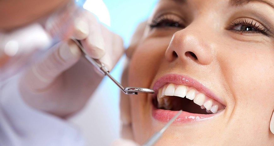 woman in dental clinic